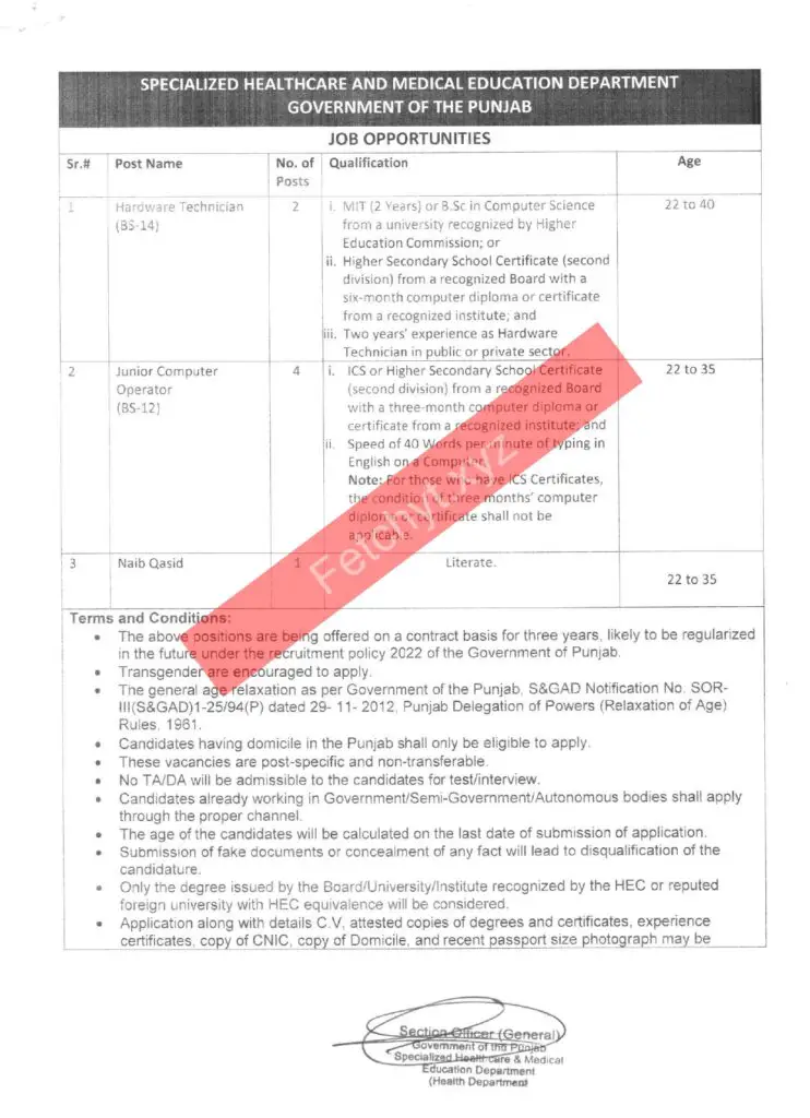 Specialized Healthcare and Medical Education Jobs Advertisement Page 1