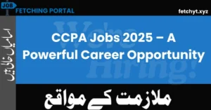 CCPA Jobs 2025 Powerful Career Opportunity