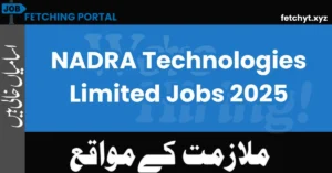 NADRA Technologies Limited Jobs