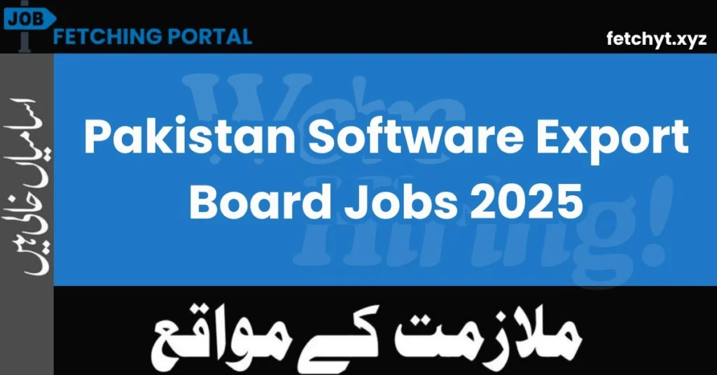 Pakistan Software Export Board Jobs